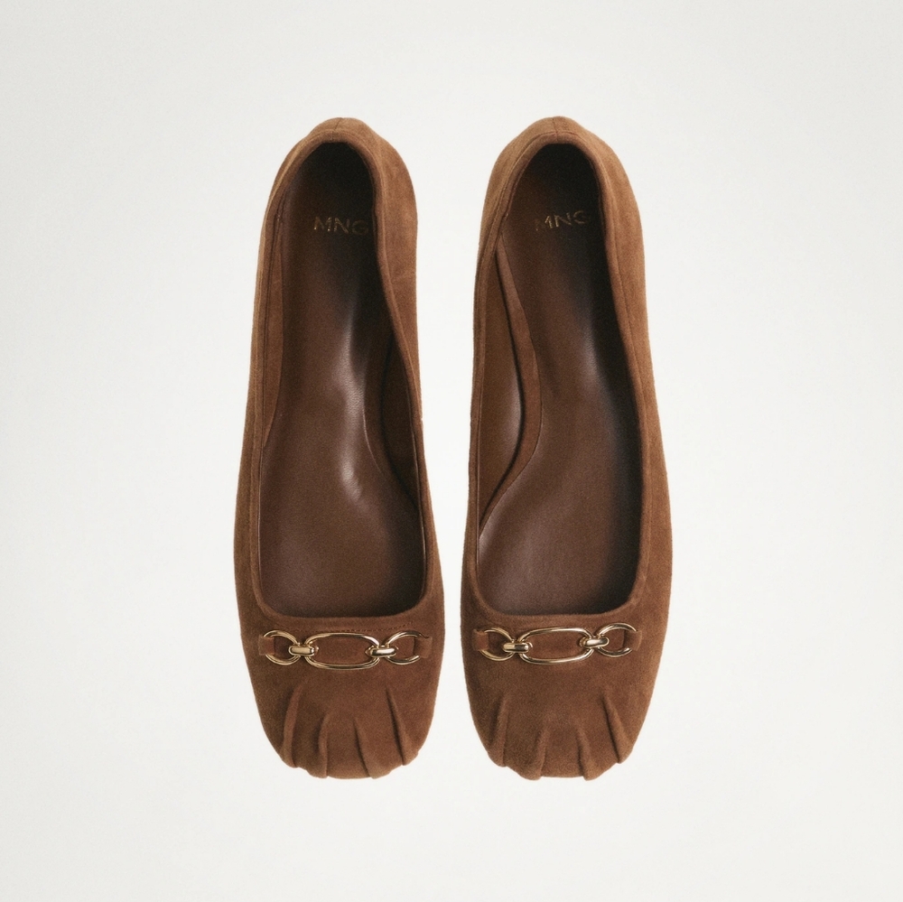 MANGO Suede Flats - Picture 4 of 4